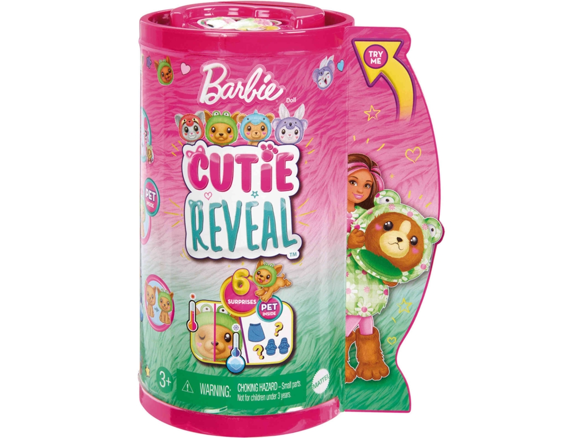 BARBIE Cutie revela cachorro Chelsa en muñeca rana
