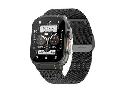 Reloj Inteligente TWS link Auricular Bluetooth 1.96 Full-Touch Pantalla Grande Smartwatch Grabación de Sonido Pruebas Deportes Música Watc VEANXIN