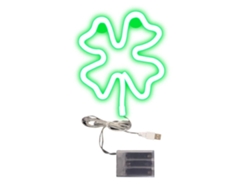Trébol De Neón Led Para Decoración Del Día De San Patricio, Luces Para Ventanas, Trébol De Pared Para Fiestas