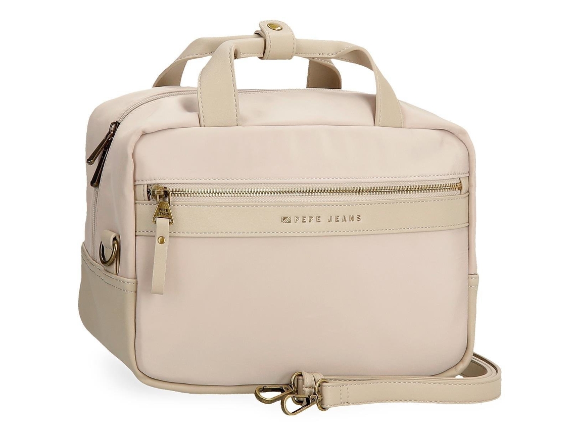 PEPE JEANS Neceser De Viaje Poliéster y PU Morgan Beige