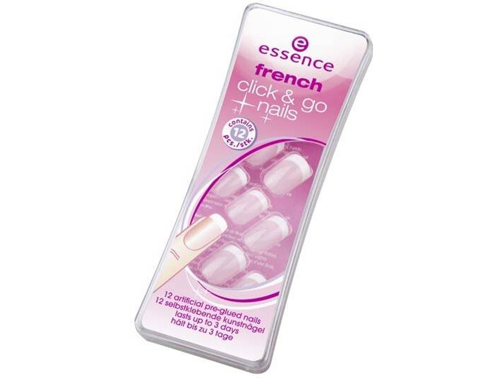 Uñas Postizas ESSENCE French Click 'N Go