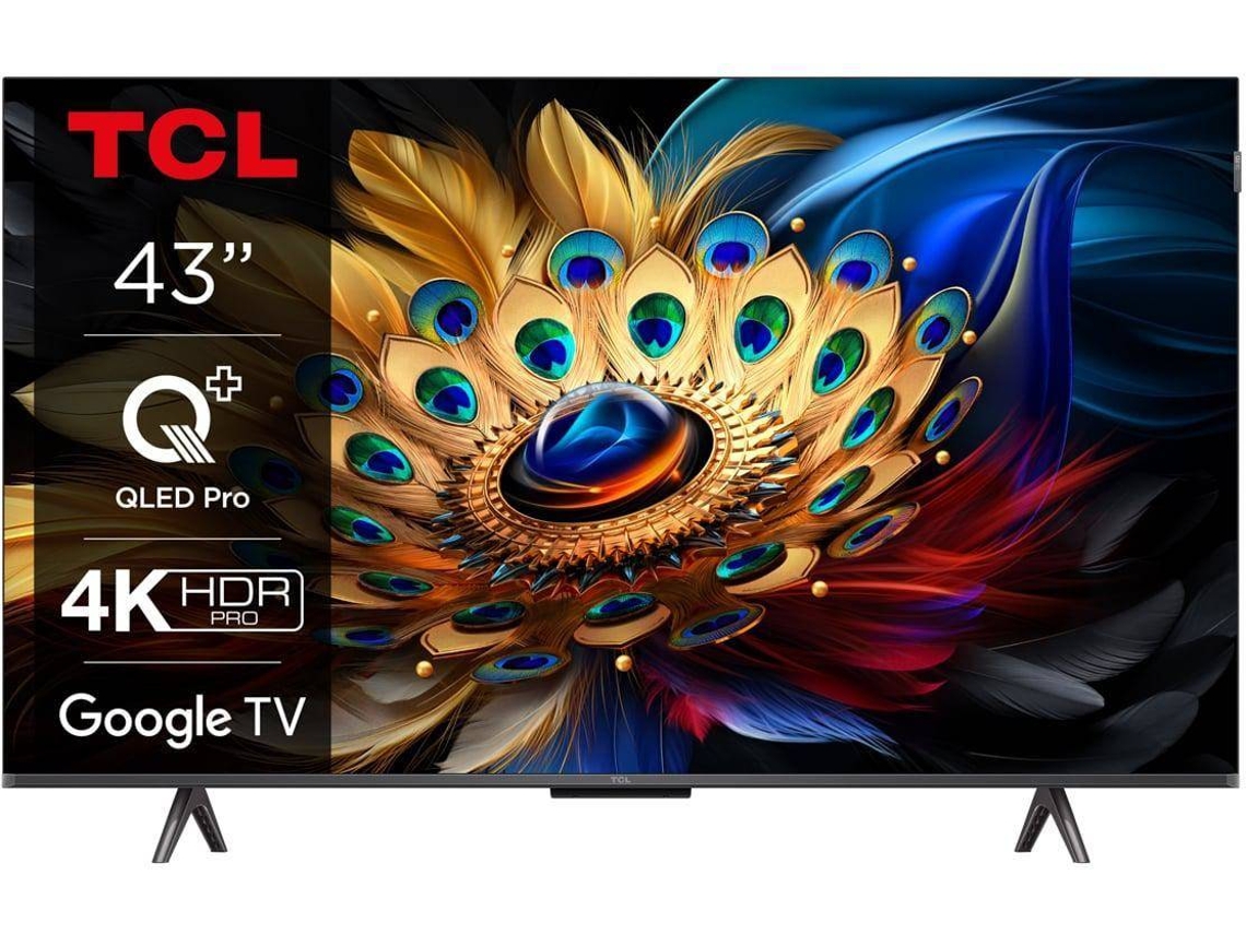 TV TCL 43C655 (Outlet Grado A - QLED - 43'' - 109 cm - 4K Ultra HD - Smart TV)