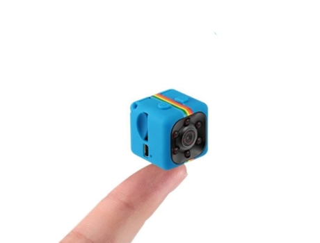 Mini câmera esportiva, visão noturna dv infravermelho, vídeo digital automotivo[azul-1080p]