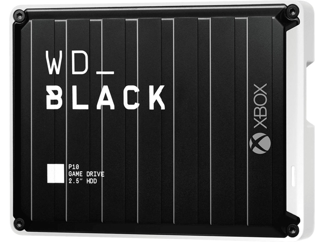 Disco HDD Externo WESTERN DIGITAL P10 Game Drive Xbox 5TB (Negro - 5 TB - USB 3.2)