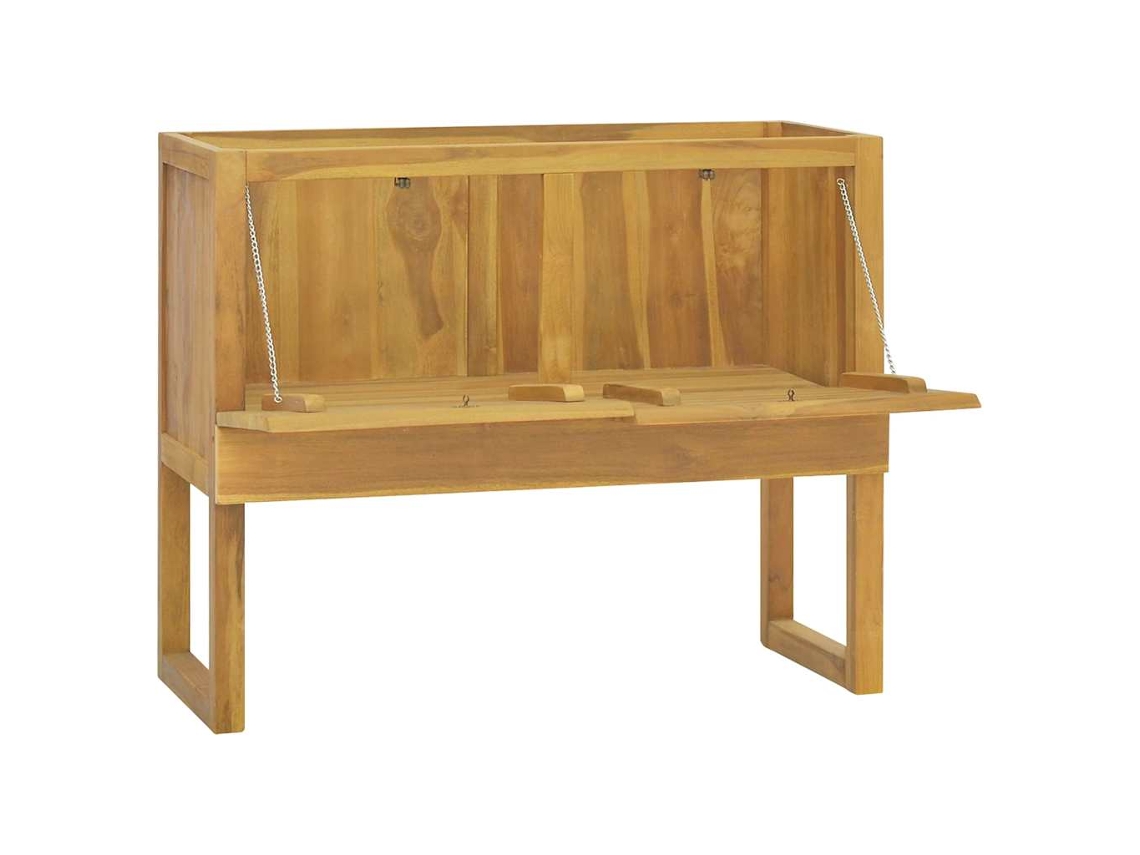 Maison Exclusive - Mueble De Baño Madera Maciza De Teca 90x40x75,5 Cm