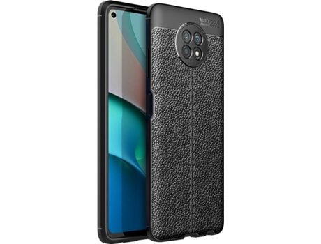 Funda para Xiaomi Redmi Note 9T PHONESHIELD Rugged Leather Negro