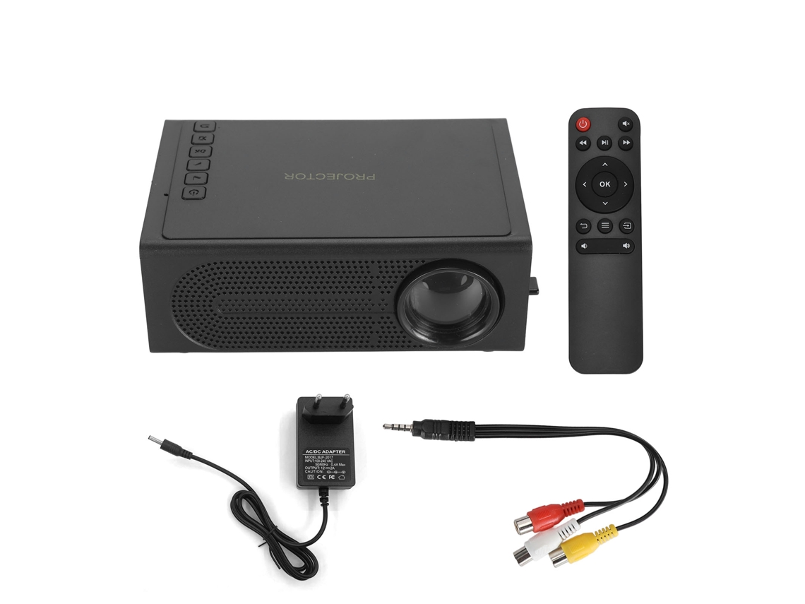 Proyector Mini 1080p Full Hd Portátil Led Para Hogar, Campamento, Juegos, Regalo Para Niños