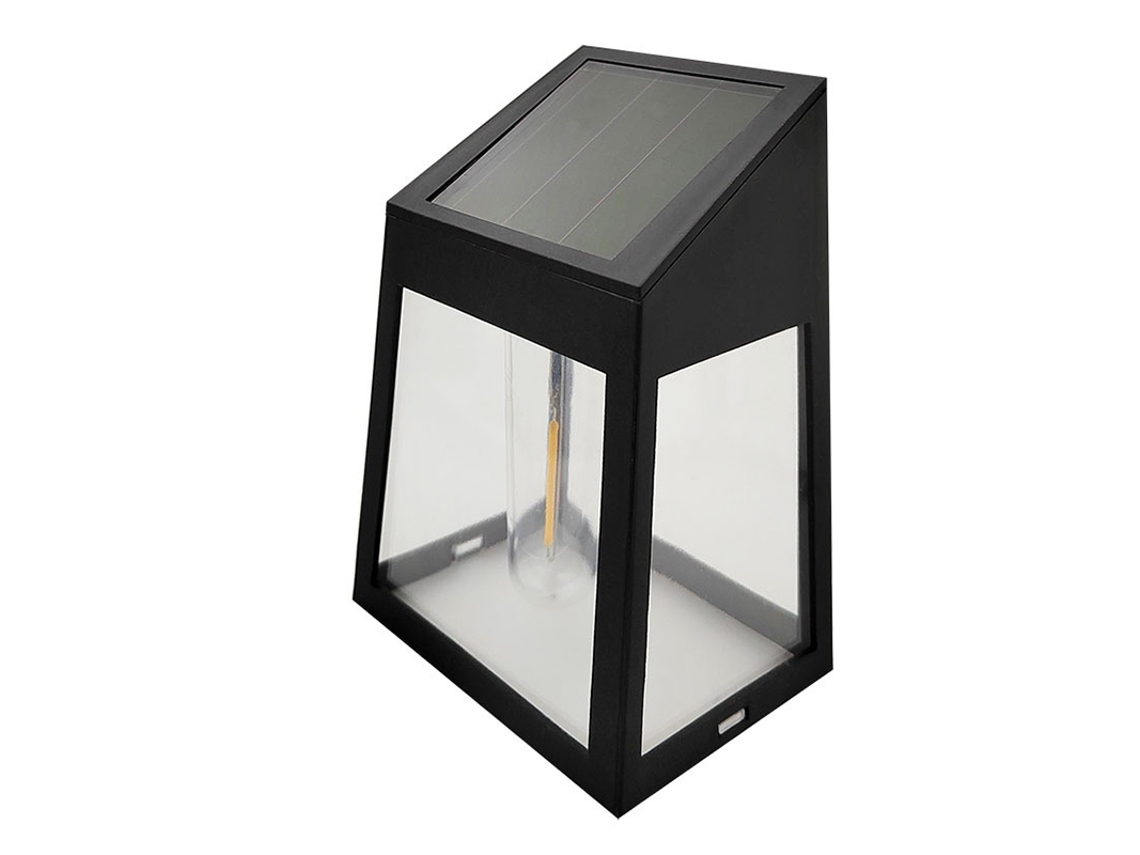 2 Lámparas Solares Con Carcasa De Abs, Filamento Tungsteno, Resistentes Al Agua Y Automáticas Para E