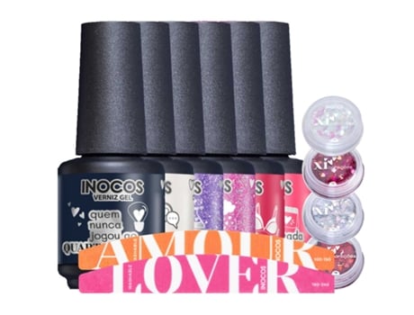 Conjunto de Esmaltes de Gel INOCOS Colección Quién Nunca