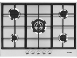 Placa de Gas SMEG PX175 (Gas Natural - 72.5 cm - Inox)