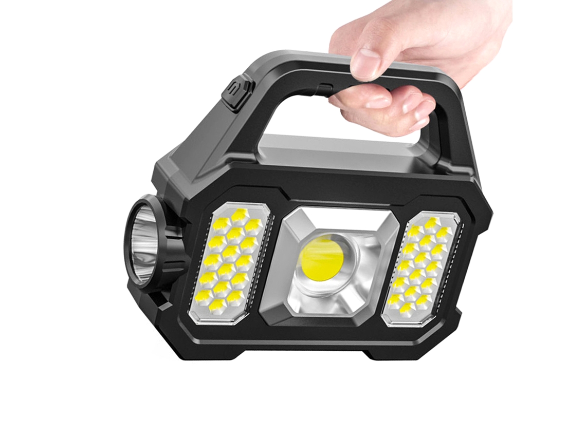 Linterna Solar Recargable Camping Pesca Led