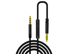 Cable De Audio De 3,5 Mm Macho A Macho Con Micrófono Auxiliar Para Teléfono Móvil, Auriculares, Coche, 1,2 M