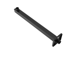 Brazo Extensor De Ducha De Acero Inoxidable Para Montaje En Pared, 37 Cm (14,5 Pulgadas), Accesorio De Baño.