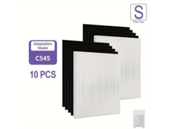 Filtro de repuesto C545 (10 unidades) compatible con purificadores de aire Winix Pickifyvayotoy