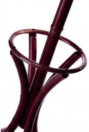 Perchero De Pie modelo thonet color caoba madera natural hogar y 51x51x184cm