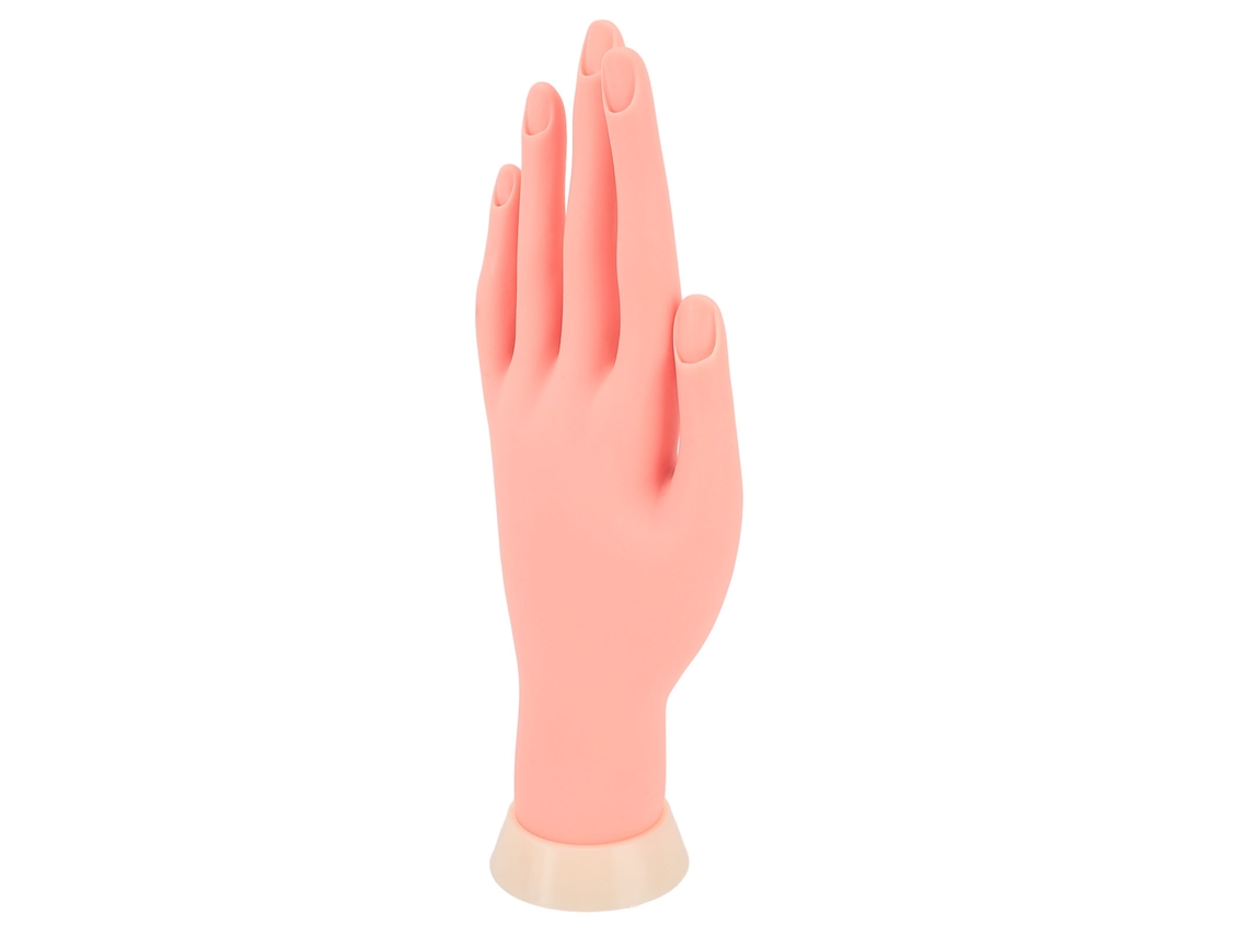 Rebe-mão De Treinamento Para Unhas Flexível Reutilizável Com Sulcos Incrustados Para Manicure Profissional