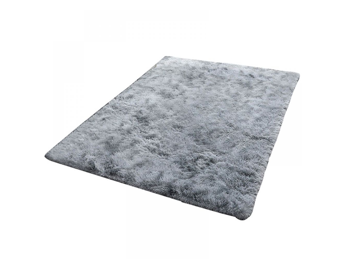 Manta RNEMITERY Suelo Teñida Mano Poliéster Gris (120 cmx120 cm)