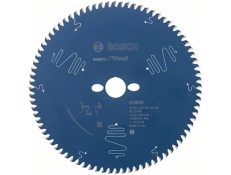 Disco de sierra circular BOSCH EX WO T 254x30-80