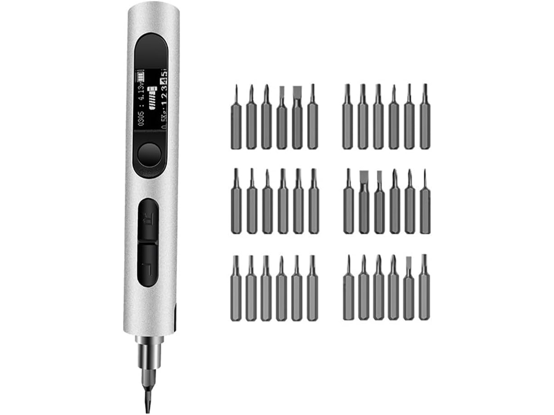 Juego De Destornilladores Eléctricos Con Función De Par Ajustable Y Multifunción.