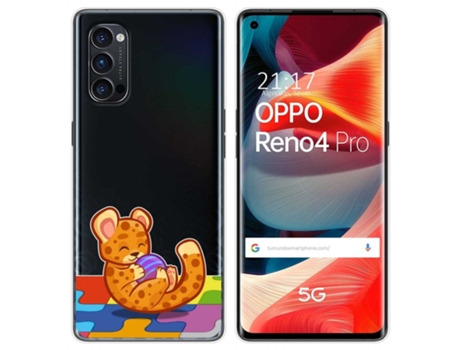 Carcasa Oppo Reno 4 Pro 5G TUMUNDOSMARTPHONE Dibujos Transparente