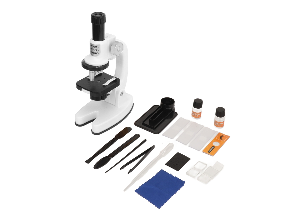 2026yncm-kit De Microscopio Para Niños 1200x, Microscopio Básico Para Niños, Kit Científico Para Principiantes