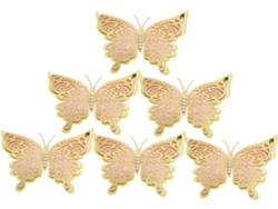 Juego Decoración 1 De Pared Con Mariposas,
