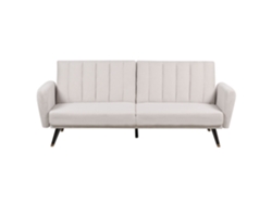 Sofá cama BELIANI Vimmerby de Poliéster Beige 212x80x90