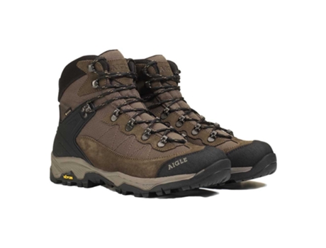Botas Unisex para Caminar AIGLE Sonricker Goretex Marrón (44)