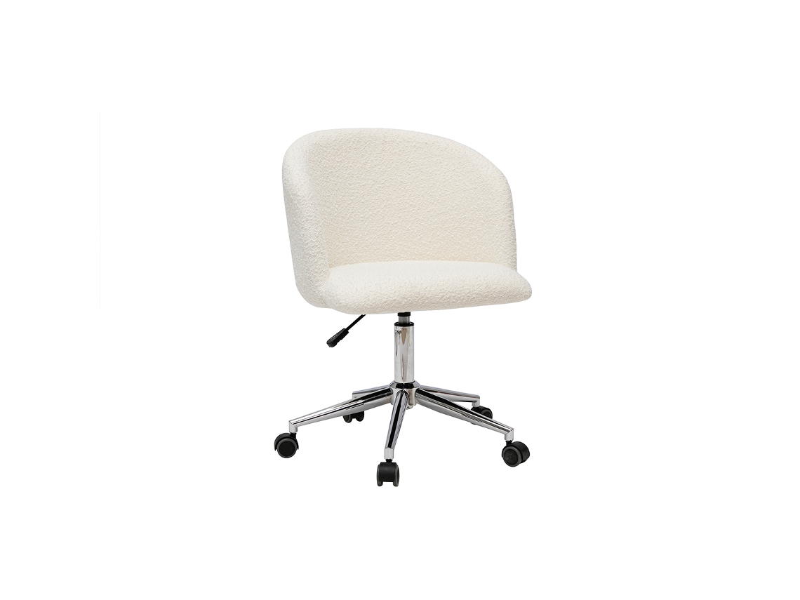Sillón de Escritorio de Tejido Efecto Borreguillo Vanity MILIBOO