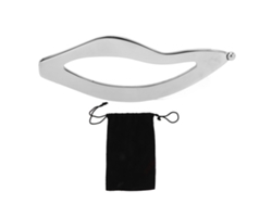 Placa Gua Sha De Acero Inoxidable Para Raspado Y Masaje De La Piel