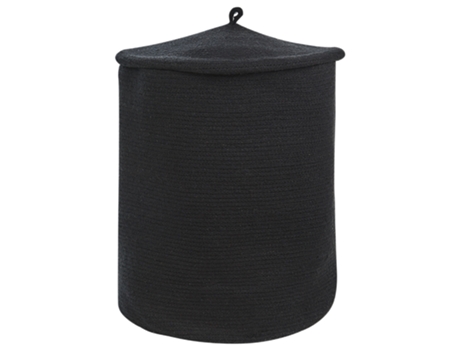 Cesta de algodón negro 52 cm BELIANI Silopi