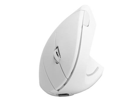 HURRISE Ratón Vertical Ratón Vertical 2.4 Línea Modo H1 Ratón para Juegos Ratón de Computadora Portátil Blanco