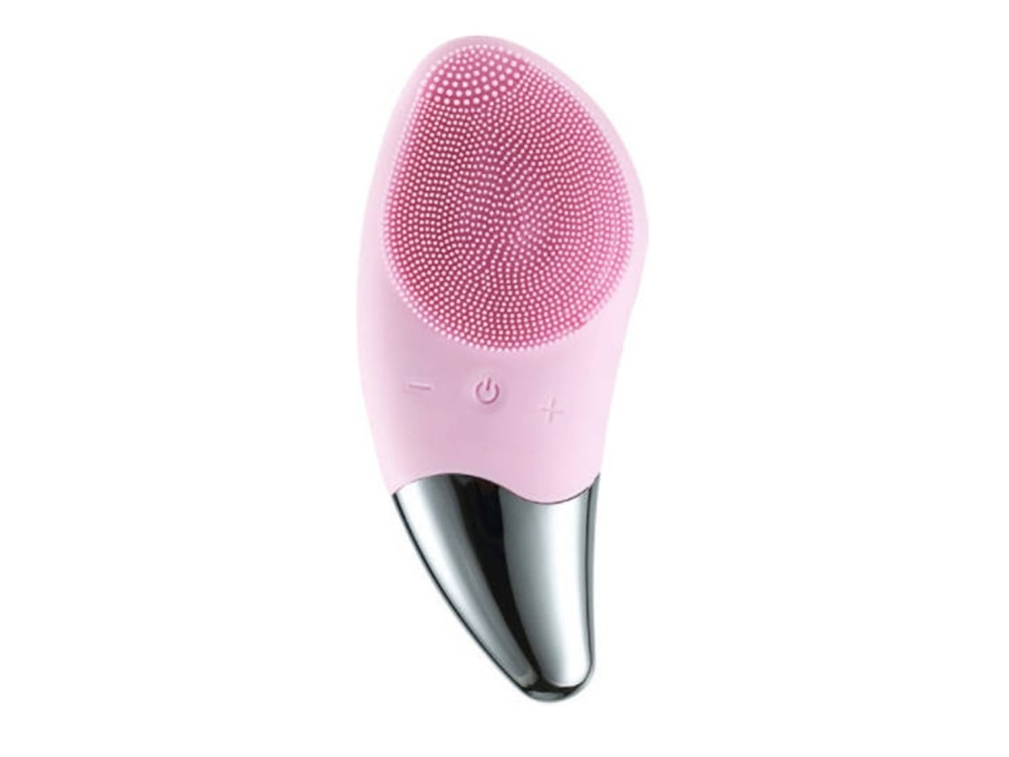 Cepillo limpiador sónico, masajeador facial resistente al agua, exfoliante y limpiador de puntos negros. Cepillo facial de silicona Chennnls.