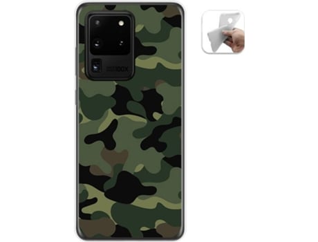 Carcasa Samsung Galaxy S20 Ultra TUMUNDOSMARTPHONE Camuflaje Multicolor