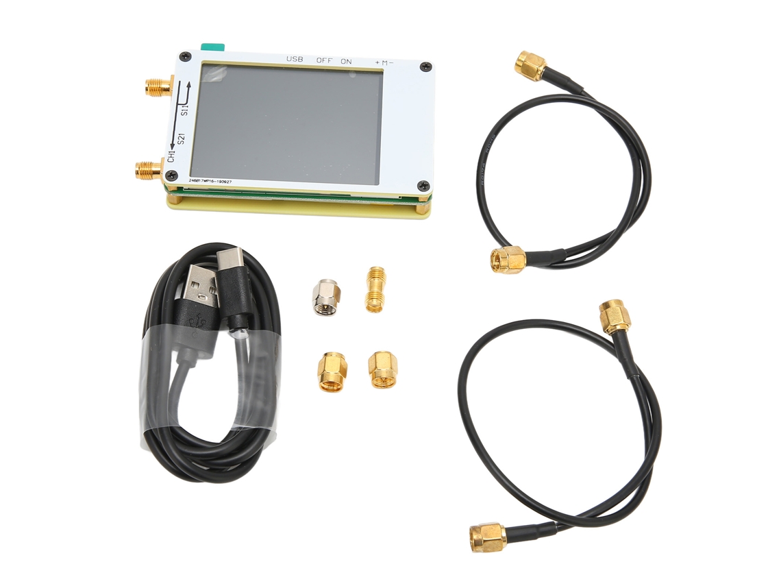 Analizador de antena (pantalla táctica de 2,8 pulgadas, banda Mf, Hf, Vhf, Uhf)