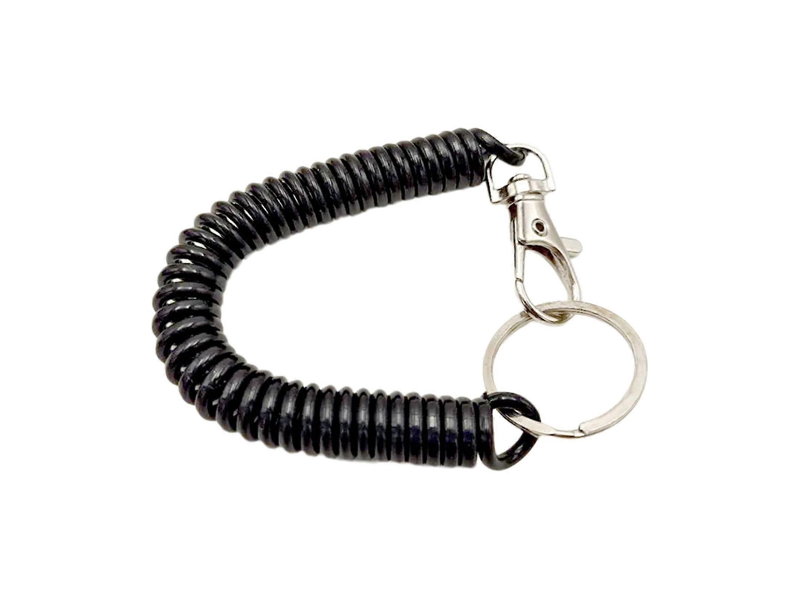 Chaveiro Retrátil Com Mola Espiral, Porta-chaves Seguro, Joia, Enfeite Elástico Para Pendurar, Ideal Para Trabalhadores De Escritório E Estudante