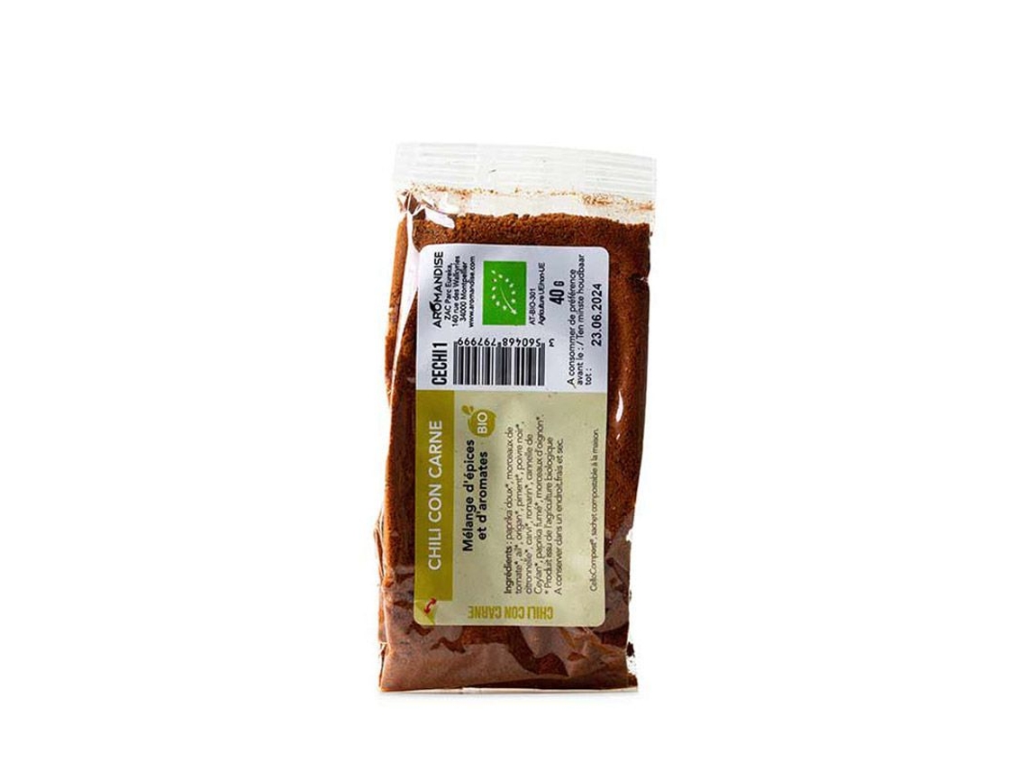 Chili con Carne ecológico - 40 g