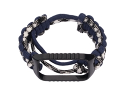 Pulsera de paracord y funda protectora 2 en 1 para Redmi Band 2 Azul marino