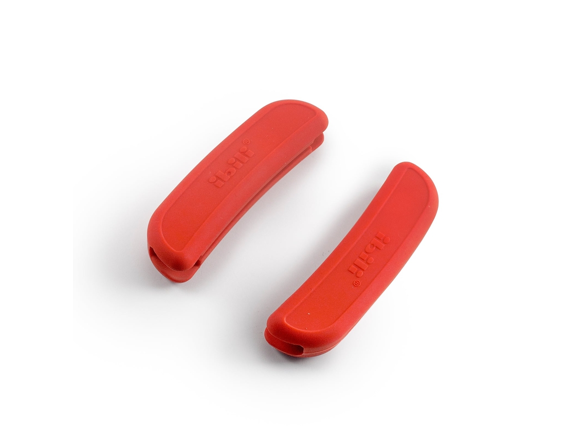 Asas para Paelleras IBILI (2 Un - Rojo - 10 x 2.5 cm - Silicona)
