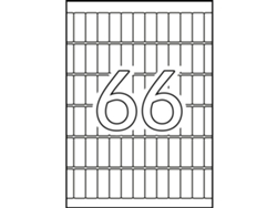 Etiquetas & Eadas con Adhesivo 15 Hojas APLI (Blanco - A5 12 X 30 mm)