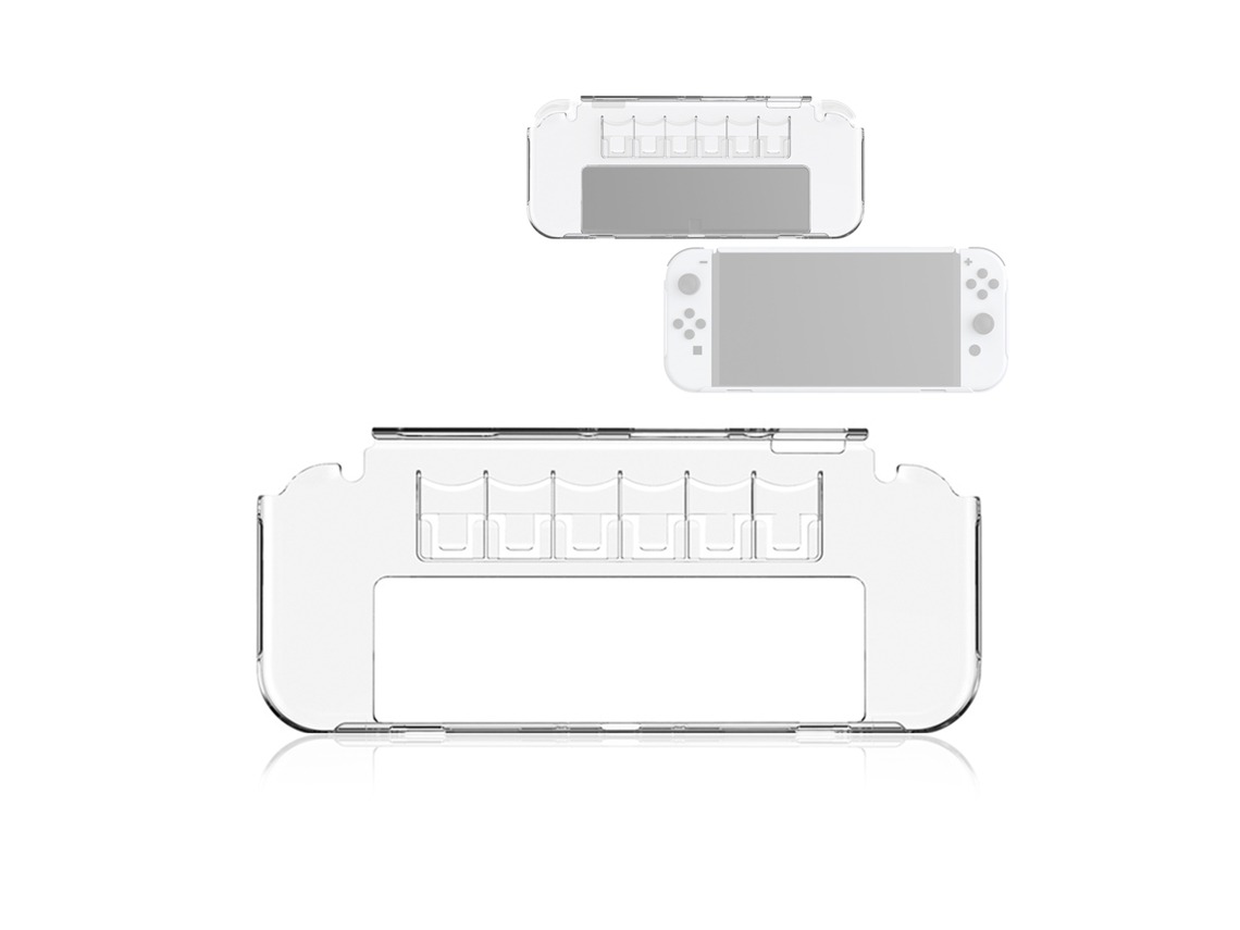 Estuche con 6 ranuras para tarjetas de juego, compatible con Switch OLED. Dam