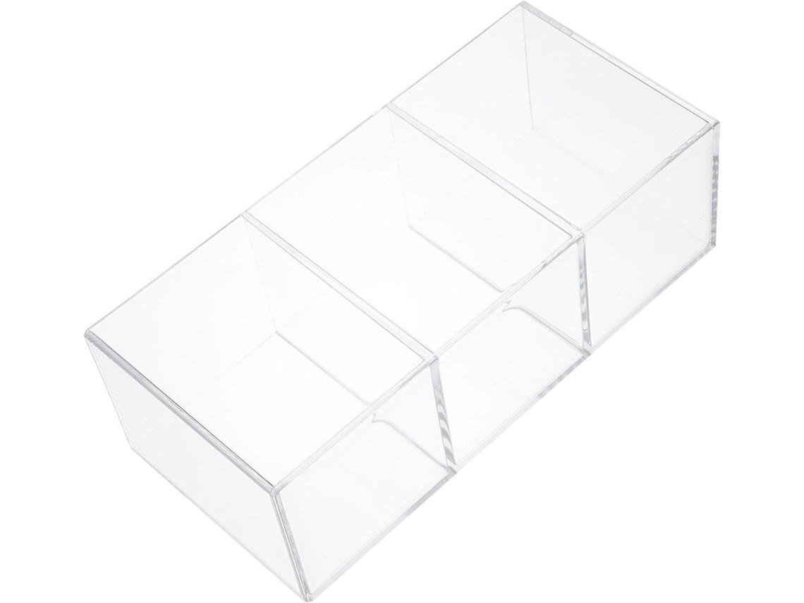3 Organizador/portalápices De Acrílico Transparente