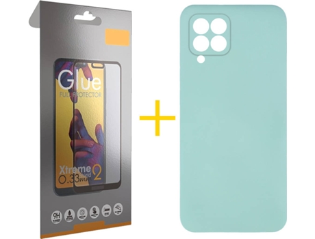 Carcasa + Protector de Pantalla para Huawei P40 Lite SKYHE Verde Agua