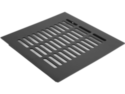 Tapa De Ventilación Rectangular De Aluminio De 200 X 200 Mm Con Rejillas Para Armario.