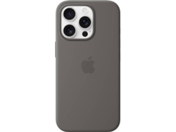 Funda APPLE Silicone Case con MagSafe para iPhone 16 Pro (Stone Gray)