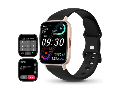 Reloj Inteligente Chronus I20 Activa Automáticamente el Monitoreo del Sueño Negro BISBISOUS