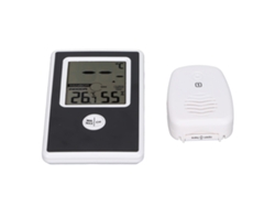 Termômetro Digital Inteligente Lcd Com Sensor Sem Fio Para Medir Temperatura E Umidade Indoor E Outdoor