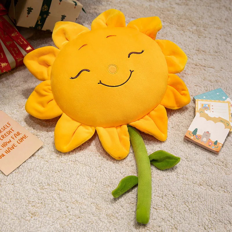 (amarillo, 45 Cm) Lindo Peluche De Girasol De Dibujos Animados Estilo Anime
