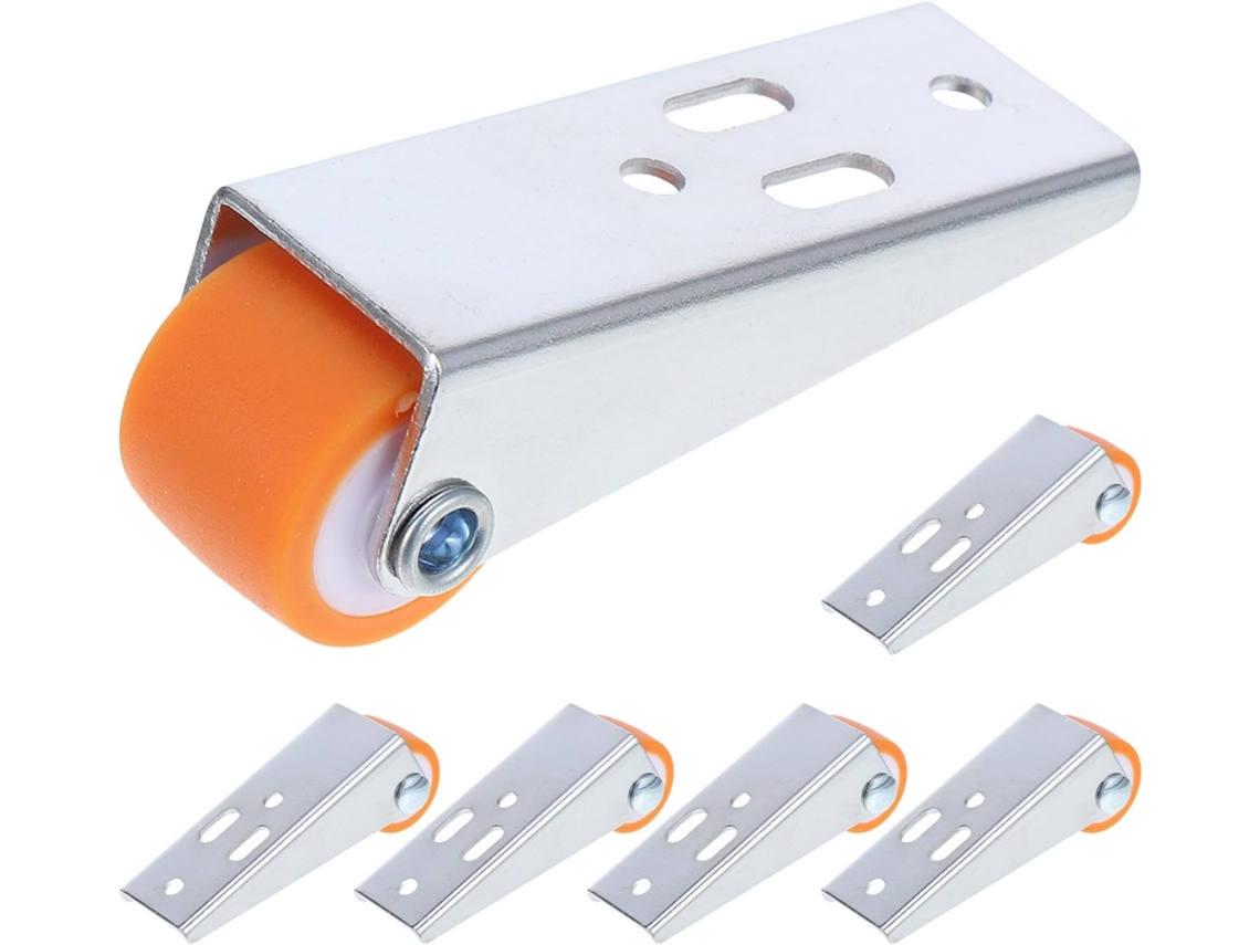 Ruedas Puertas: Ruedas Soporte 6 Madera Inferiores 0,8