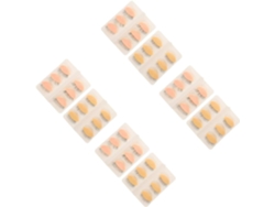 Paires Modèle De Cils Greffés Formation Paupières Remplacement En Silicone Maquyte Modèles